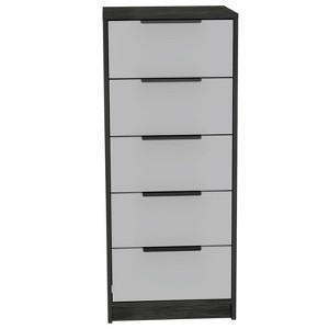 NicBex 5 Drawers Dresser for Bedroom,Modern Style Wooden Drawers with Black Handle,Dressers for Kids Room,Living Room,Entry and Hallway - 1 of 4