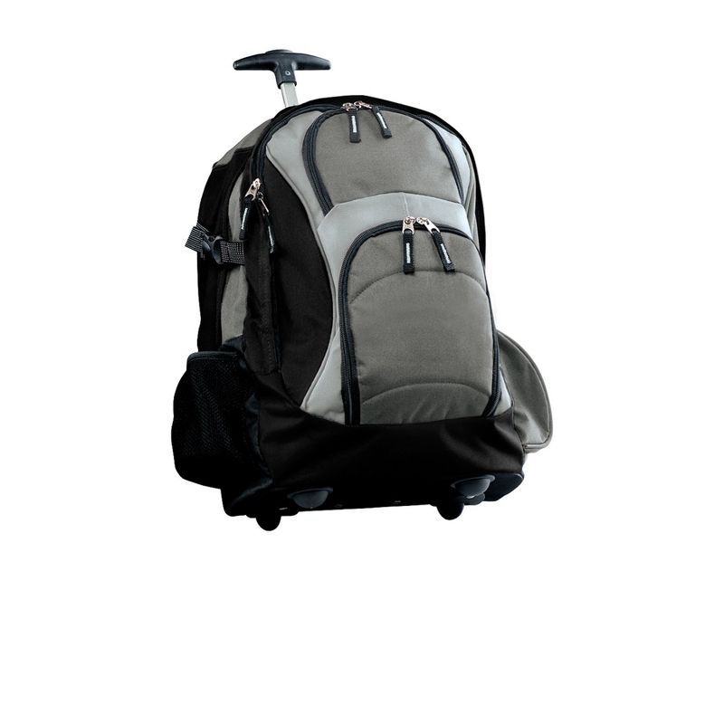 Port Authority Wheeled Backpack - Dark Grey/Black, 2 of 6