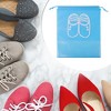 Unique Bargains Dustproof Slippers Pattern Shoes Dust Cover 10 Pcs - 2 of 4