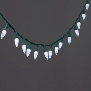 60ct LED C6 Faceted Christmas String Lights with Green Wire - Wondershop™ - 1 of 4