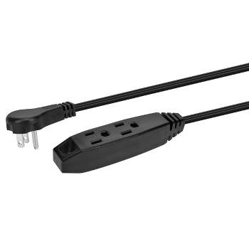 Pro Track Plug In Black 3-Foot Outlet Extension Cord - #064G1