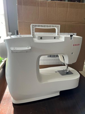 Singer M1500 Portable Sewing Machine With 57 Stitch Applications, Pack Of  Needles, Bobbins, Seam Ripper, Zipper Foot, And More Accessories, White :  Target