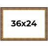 PosterPalooza | Museum Gold Picture Frame - UV Acrylic, Backing Board, Hanging Hardware Included - 2 of 4