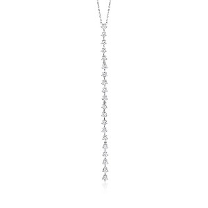 Ross-Simons 1.00 ct. t.w. Diamond Y-Necklace in Sterling Silver Size 18 - 1 of 4