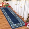 COZONY Washable Plaid Christmas Area Rug for Entryway Kitchen Laundry Room - 2 of 4