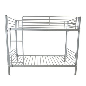 Karl Home Green Twin Over Twin Steel Bunk Bed Frame Ladder Bedroom Dorm Room for Kids Adult Children - 1 of 4
