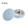Unique Bargains Round Metal Sewing Cloth Covered Button 10 Pcs - 3 of 4