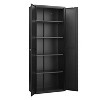 Maliang 27.56 x 13.78 x 64.96" 2 Doors Metal Storage Cabinet, Kitchen Pantry Cabinet With Adjustable Shelves - 4 of 4