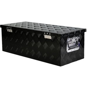 30 Inch Heavy Duty Aluminum Tool Box, Lockable Weatherproof Truck Storage, Secure Underbody Organizer for Pickups, RVs & Trailers - 1 of 4
