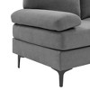 Racxily Upholstered Modular Sectional Soafa, Sectional Couches for Living Room, U-Shaped Sofa Couch with 2 Ottomans - 4 of 4