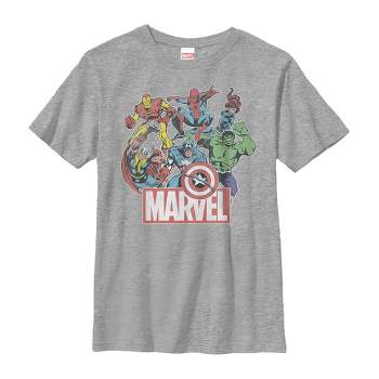 Boy's Marvel Classic Hero Collage T-Shirt