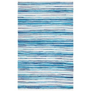 Rag Rug RAR126 Hand Woven Indoor Rugs - Safavieh - 1 of 4