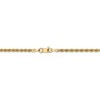 Black Bow Jewelry 2.5mm, 14k Yellow Gold, Handmade Solid Rope Chain Necklace - 4 of 4