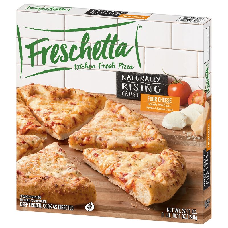 Freschetta Naturally Rising Crust Pizza Four Cheese Medley - 26.11oz, 3 of 10