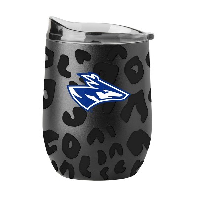 NCAA Nebraska-Kearney Lopers 16oz Black Leopard Stainless Steel Wine Tumbler