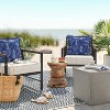 24"x22" Printed Woven Outdoor Deep Seat Cushions - Threshold™ - 2 of 4