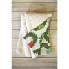 Sabine Reinhart Christmas Wreaths Fleece Throw Blanket -Deny Designs - image 2 of 2