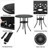 Karl Home Round Aluminum Outdoor Bistro Table - 3 of 4