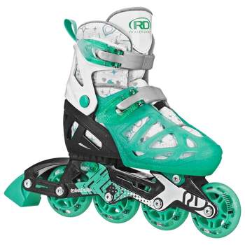 Roller Derby Tracer Adjustable Kids' Inline Skate - Green (S)