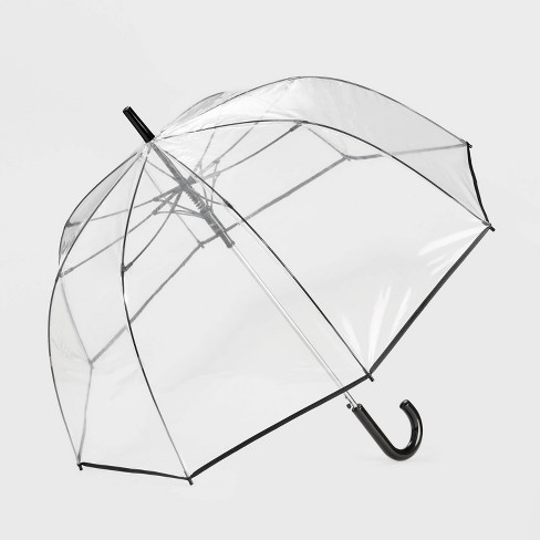 clear umbrellas