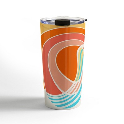 Gale Switzer Sun Surf 20 oz Stainless Steel Travel Mug - Deny Designs
