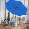 Hyleory 9' Sunbrella with 8 ribs,Hyleory Tilt Market Patio Umbrella with Oval Ribs Iron Pole, Sturdy and Adjustable - 3 of 4