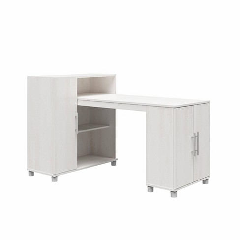 Cabell Hobby And Craft Desk With Storage Cabinet - Room & Joy : Target