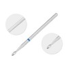 Unique Bargains Emery Nail Drill Bits Set for Acrylic Nails 3/32 Inch Nail Art Tools 44.1mm Length Blue 10 Pcs - 3 of 4