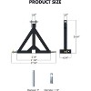 3-Point Quick Hitch for Category 1 tractors. 2" heavy-duty receiver compatible with Kubota & John Deere. Easy-install trailer hitch adapter - 3 of 4