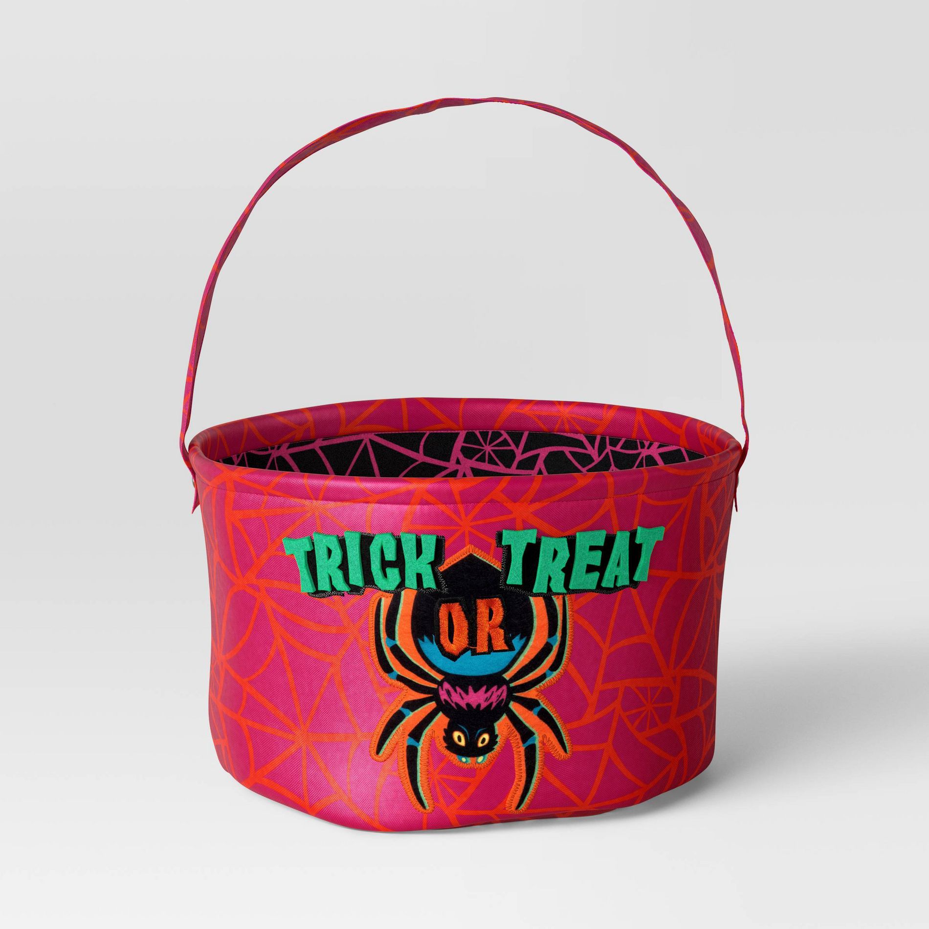7.5" Halloween Trick or Treat Fabric Basket - Hyde and EEK! Boutique™