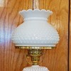 Lehman's Hobnail Crimp-Top Oil Lamp Shade 7" Fitter Opal White Hand-Blown Glass USA Made - 4 of 4
