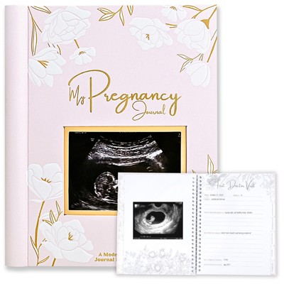 KeaBabies Blossom Pregnancy Journal, 80 Pages Hardcover Pregnancy Book for First Time Moms, Baby Memory Book