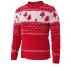 Mens Pullover Sweater Crew Neck Snowboard Pattern Christmas Sweater for Holiday Season Everyday Sweater - 4 of 4