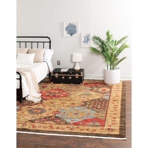 Unique Loom    Edinburgh Tulip Area Rug - 1 of 4