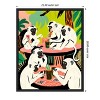 Amanti Art Monkey Game Weekend by Uma Gokhale Framed Canvas Wall Art - 3 of 4