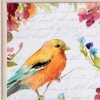 HomeRoots Set of Two Green Flower And Bird Square Framed Art - 4 of 4