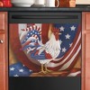 Collections Etc Seasonal Dishwasher Magnets - Set of 4 Red - 3 of 4