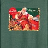 Women's - Coca-Cola - Vintage Santa With Coca Cola Ice Cooler Lightweight French Terry Slouchy - 2 of 4