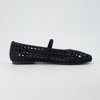 CUSHIONAIRE Women's Weavy Squared Toe Woven Ballet Flat, +Memory Foam, Wide Widths Available - 4 of 4