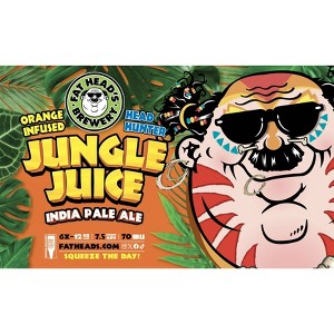 Fat Head's Jungle Juice Head Hunter Beer - 6pk/12 fl oz Cans - 1 of 3