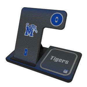 Keyscaper University of Memphis Tigers Linen 15-Watt 3 in 1 Charging Station - 1 of 4