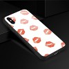 Reiko iPhone X/iPhone XS Hard Glass Design TPU Case with Lipstick Kiss Pattern - 2 of 4