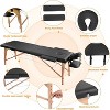 Spa Bed Portable Lash Bed Massage Bed Foldable Spa Tables Adjustable  with Non-woven Bag - 2 of 4