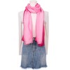 INSPIRE CHIC Women's Gradient Color Satin Colorful Lightweight Soft Scarves 1Pc - 2 of 4