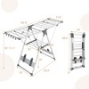 Costway 2-Layer Space-saving Aluminum Drying Rack Collapsible Clothes Drying Rack - image 3 of 4