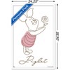 Trends International Disney Simple Moments Line Art - Piglet Framed Wall Poster Prints - 3 of 4