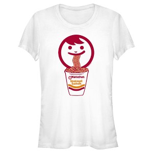 Juniors Womens Maruchan Eating Instant Lunch T-Shirt - 1 of 4