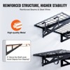 Munora 3ft x 2ft Heavy Duty Wall Mounted Garage Shelving (2-Pack) - 500 lbs Total Capacity Storage Rack - 3 of 4