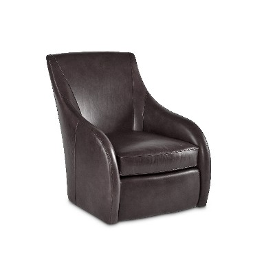 target black leather chair