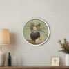 Creative Products Sage Floral and Pears Still Life 20 x 20 Round Framed Print - 4 of 4